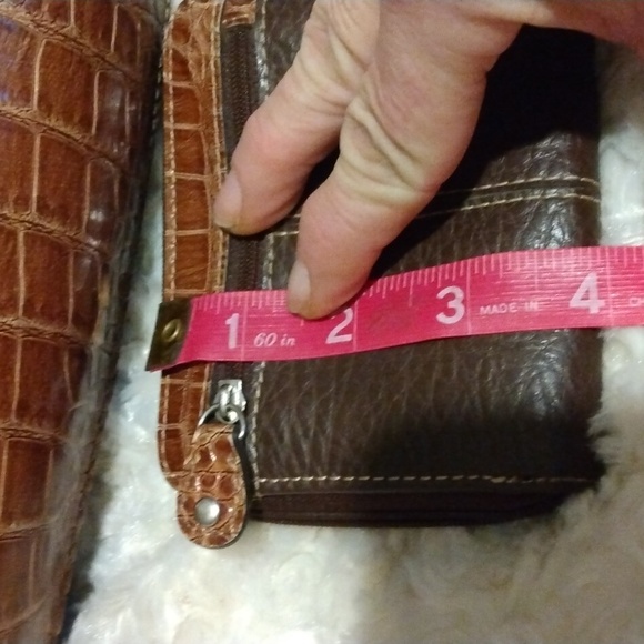 Vintage Liz Claiborne brown purse & wallet - Picture 13 of 13